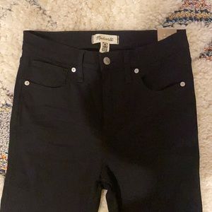 Madewell black skinny jeans